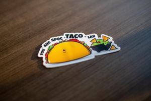 The Ally Co. brand photo containing sticker,taco